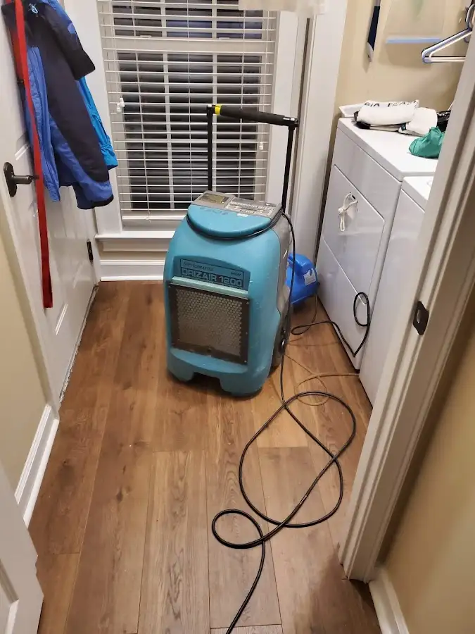 Commercial dehumidifier deployed for Flood Damage Cleanup in Mead Valley