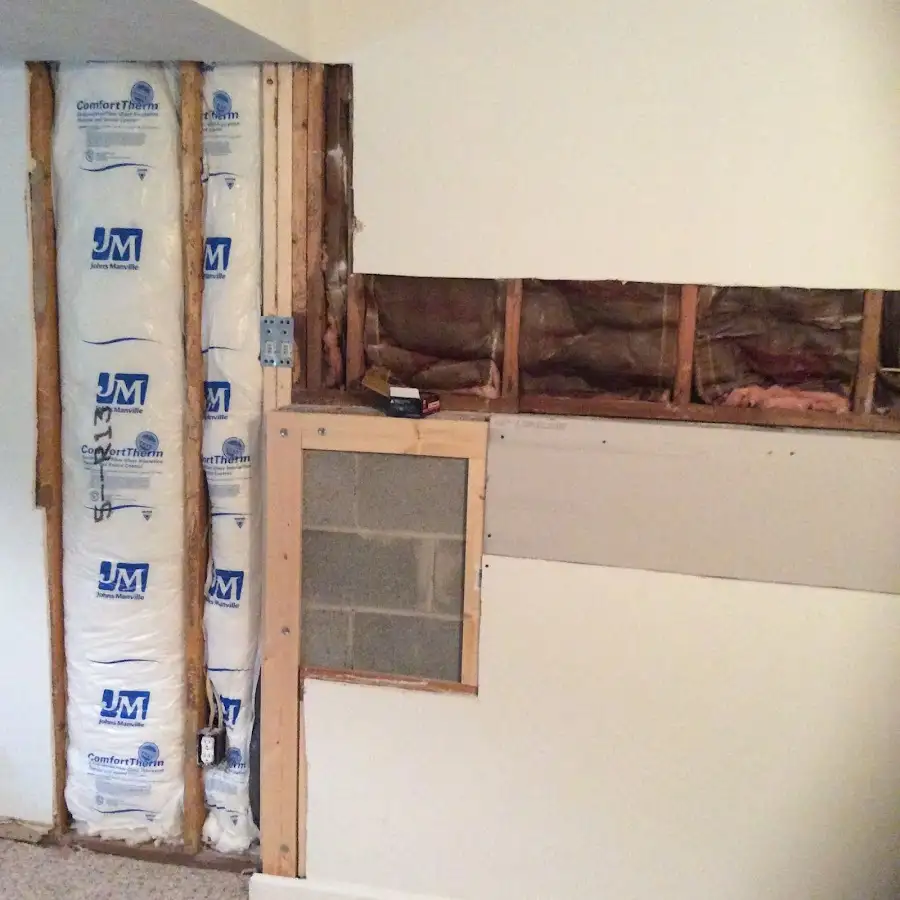 Wall insulation replacement during Contents Cleaning & Restoration in Mead Valley